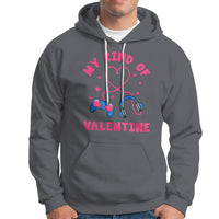Valentine's Day Hoodie My Kind Of Valentine Gaming Gamer Men Boy Kid - Wonder Print Shop