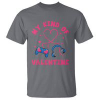 Valentine's Day T Shirt My Kind Of Valentine Gaming Gamer Men Boy Kid - Wonder Print Shop