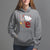 Valentine's Day Hoodie LOVE Lunch Lady Life - Wonder Print Shop