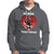 Valentine's Day Hoodie Be Mine Right Meow Funny Cat Lover - Wonder Print Shop