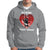 Valentine's Day Hoodie Be Mine Right Meow Funny Cat Lover - Wonder Print Shop