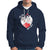Valentine's Day Hoodie Be Mine Right Meow Funny Cat Lover - Wonder Print Shop