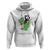 Valentine's Day Hoodie Cat Riding Dinosaur Cool Tuxedo On Suit And Take Rose - Wonder Print Shop