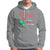 Valentine's Day Hoodie Rawr Means Love You in Dinosaur Cute Heart Ballon - Wonder Print Shop