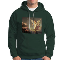 Valentine's Day Hoodie Cupid Cherubs Art Valentine Angel Rose Garden Aesthetic - Wonder Print Shop