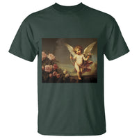 Valentine's Day T Shirt Cupid Cherubs Art Valentine Angel Rose Garden Aesthetic - Wonder Print Shop