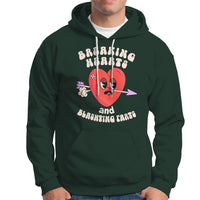 Valentine's Day Hoodie Breaking Hearts And Blasting Farts - Wonder Print Shop