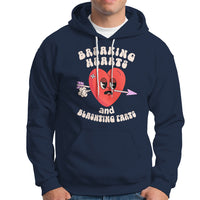 Valentine's Day Hoodie Breaking Hearts And Blasting Farts - Wonder Print Shop