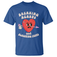 Valentine's Day T Shirt Breaking Hearts And Blasting Farts - Wonder Print Shop