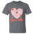 Valentine's Day T Shirt Love Always Wins Funny Heart Tic Tac Toe - Wonder Print Shop