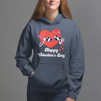 Happy Valentine's Day Cute Heart Bae Funny Salting Hearts Hoodie - Wonder Print Shop