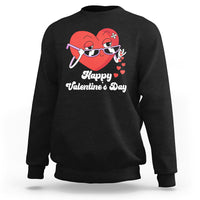 Happy Valentine's Day Cute Heart Bae Funny Salting Hearts Sweatshirt - Wonder Print Shop
