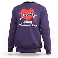 Happy Valentine's Day Cute Heart Bae Funny Salting Hearts Sweatshirt - Wonder Print Shop