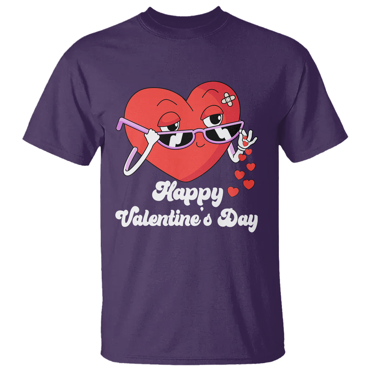 Happy Valentine's Day Cute Heart Bae Funny Salting Hearts T Shirt - Wonder Print Shop
