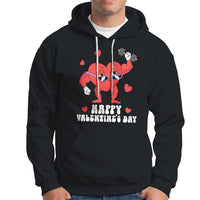 Happy Valentine's Day Gymer Heart Weightlifting Funny Deadlift Fitness Hoodie - Wonder Print Shop