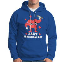 Happy Valentine's Day Gymer Heart Weightlifting Funny Deadlift Fitness Hoodie - Wonder Print Shop