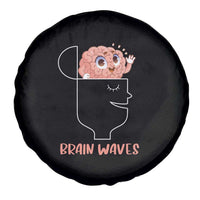 Funny Neuroscience Brain Waves Spare Tire Cover