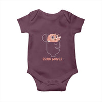 Funny Neuroscience Brain Waves Baby Onesie
