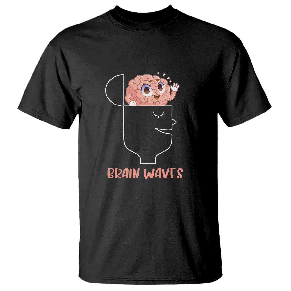 Funny Neuroscience Brain Waves T Shirt