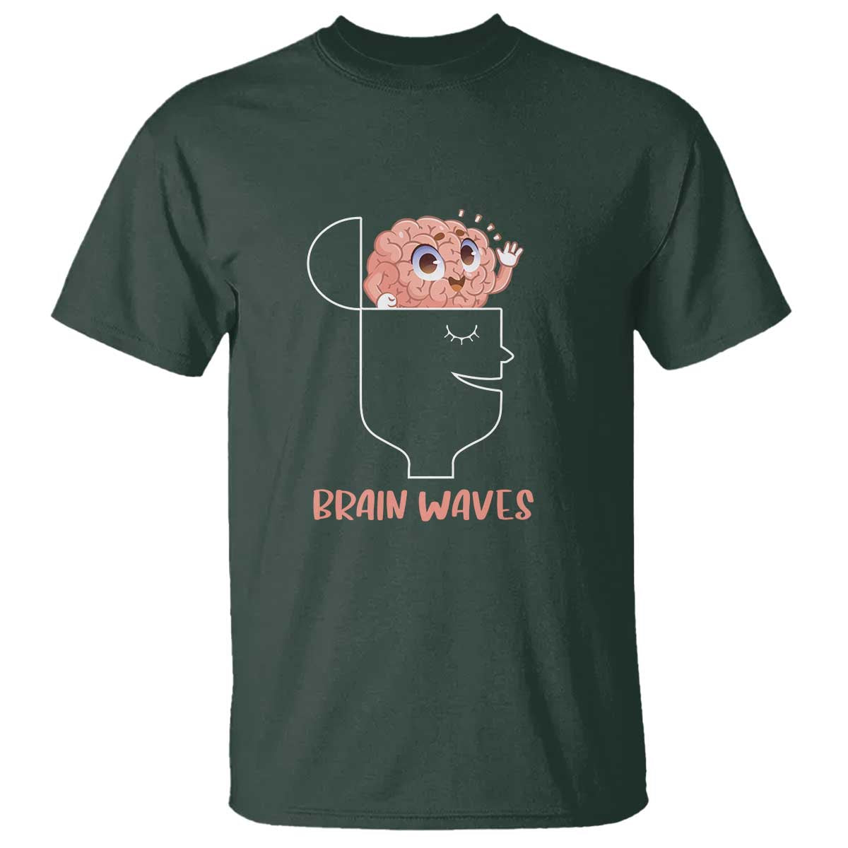 Funny Neuroscience Brain Waves T Shirt