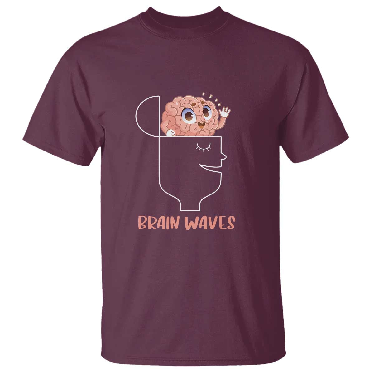 Funny Neuroscience Brain Waves T Shirt