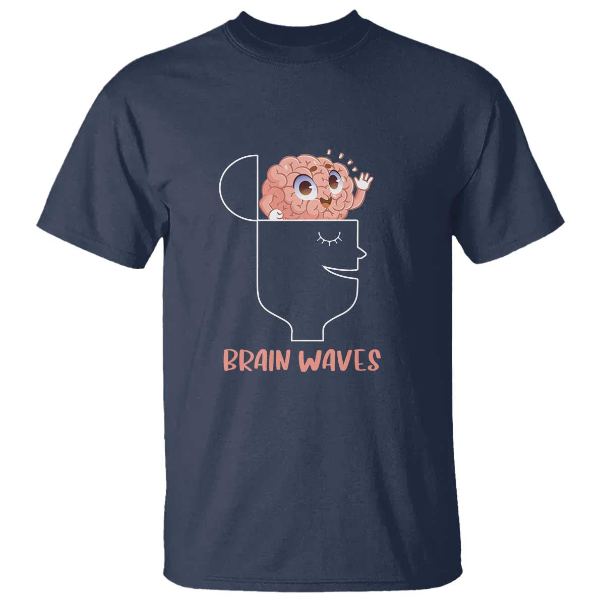 Funny Neuroscience Brain Waves T Shirt