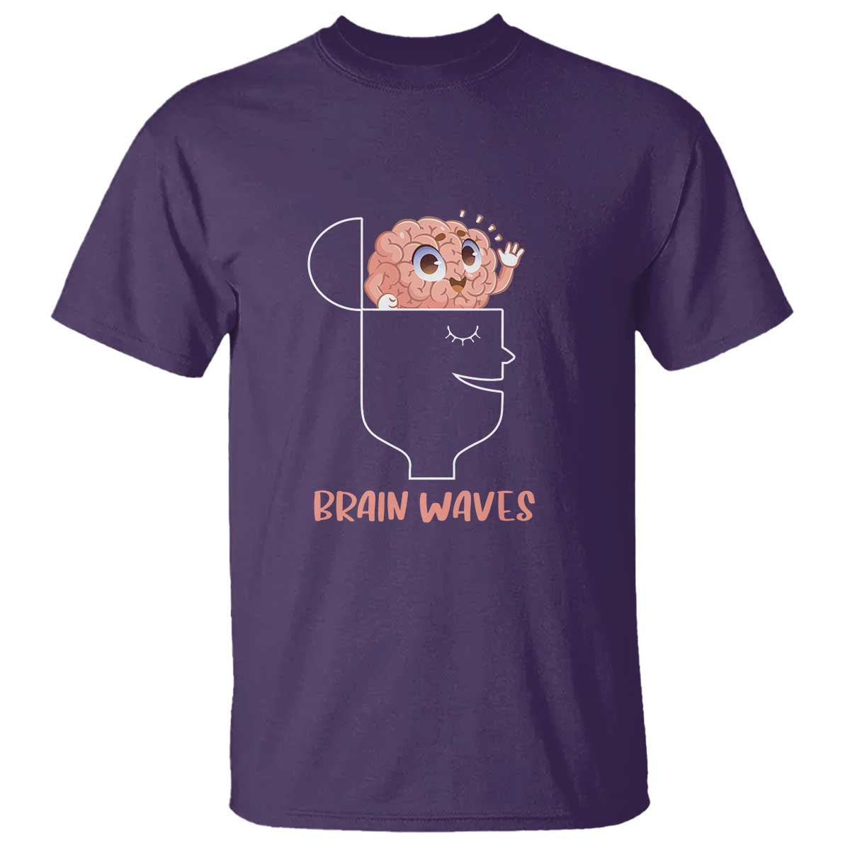 Funny Neuroscience Brain Waves T Shirt