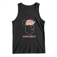 Funny Neuroscience Brain Waves Tank Top