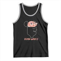 Funny Neuroscience Brain Waves Tank Top
