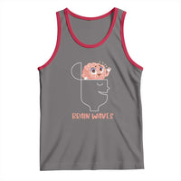 Funny Neuroscience Brain Waves Tank Top
