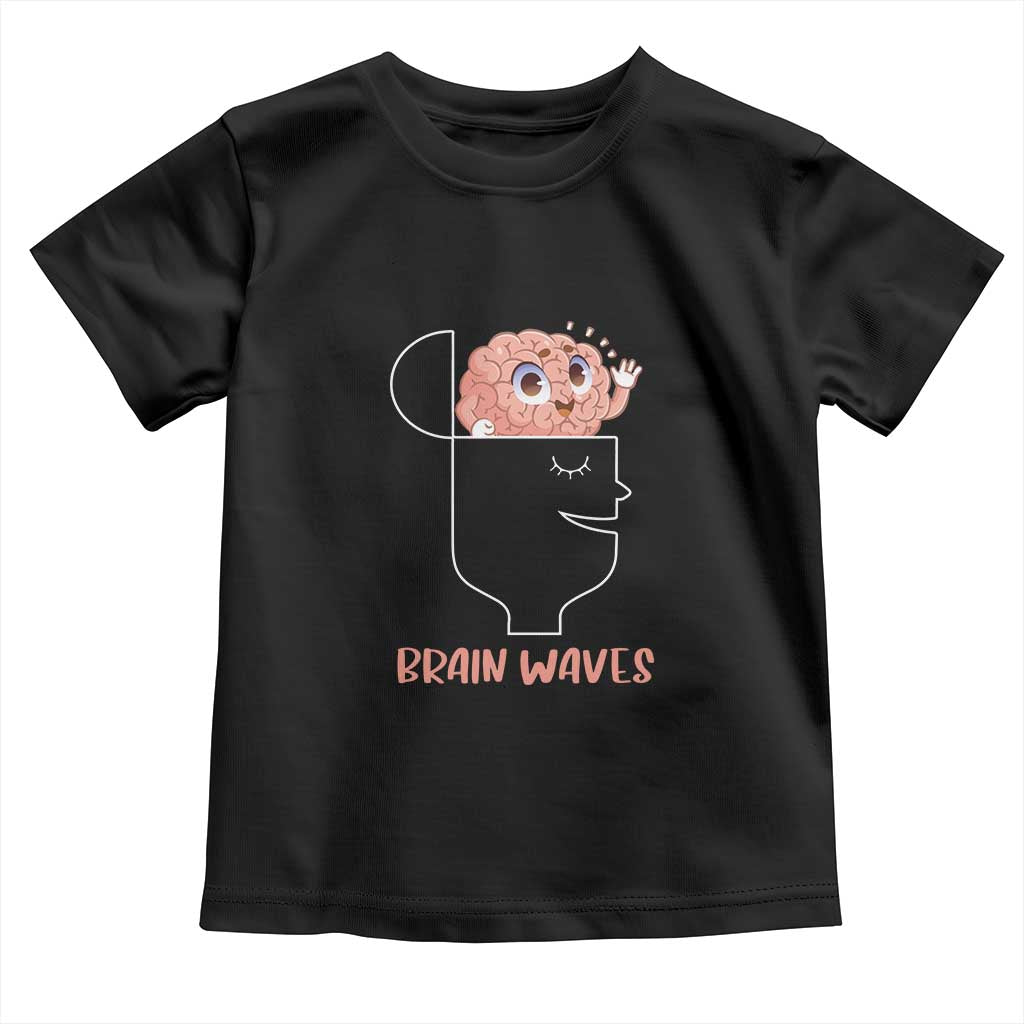 Funny Neuroscience Brain Waves Toddler T Shirt
