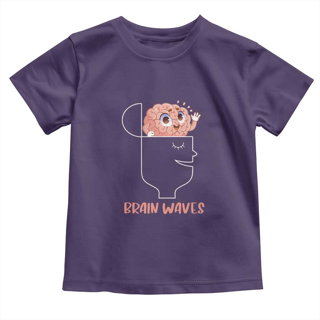 Funny Neuroscience Brain Waves Toddler T Shirt