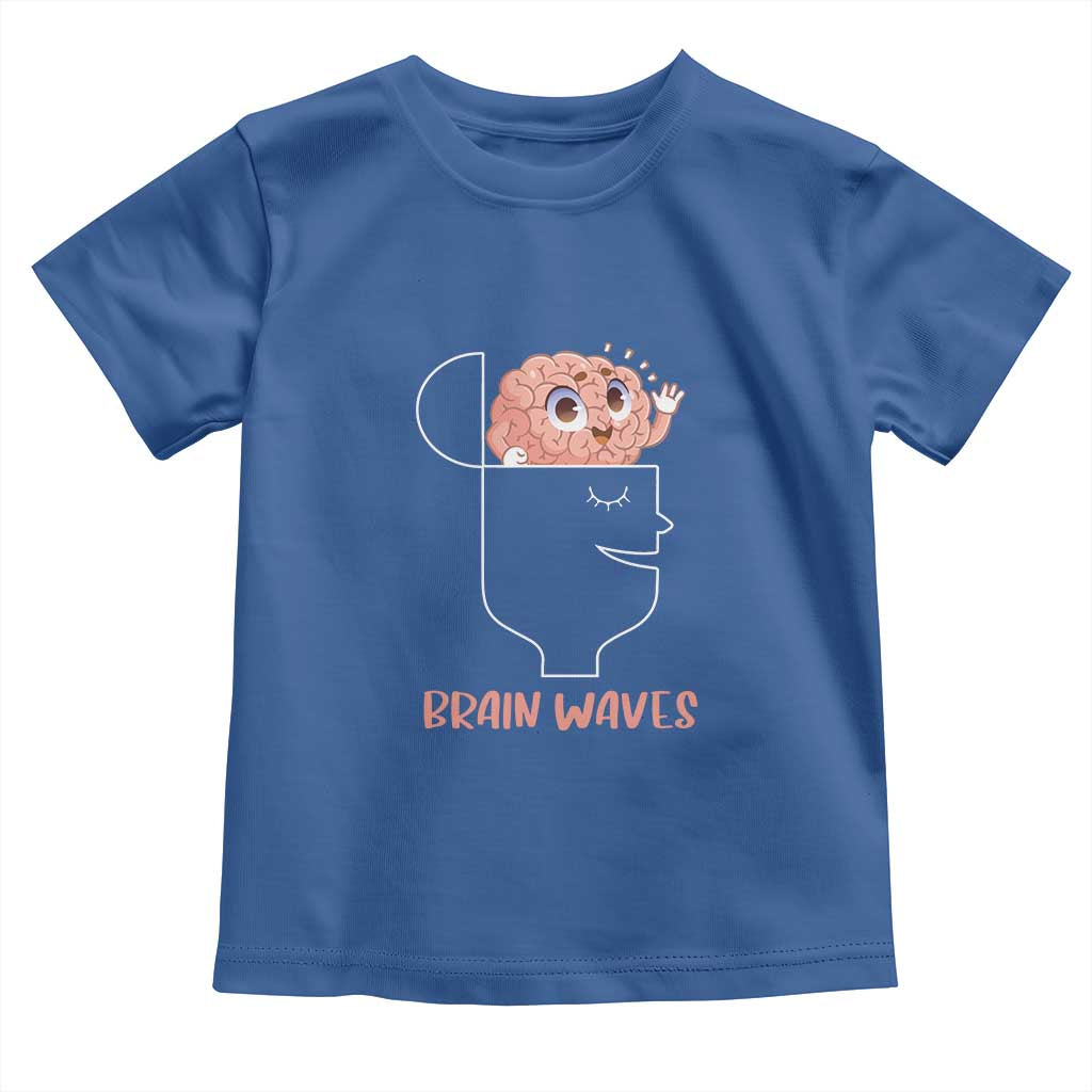 Funny Neuroscience Brain Waves Toddler T Shirt