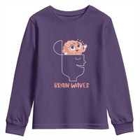 Funny Neuroscience Brain Waves Youth Sweatshirt