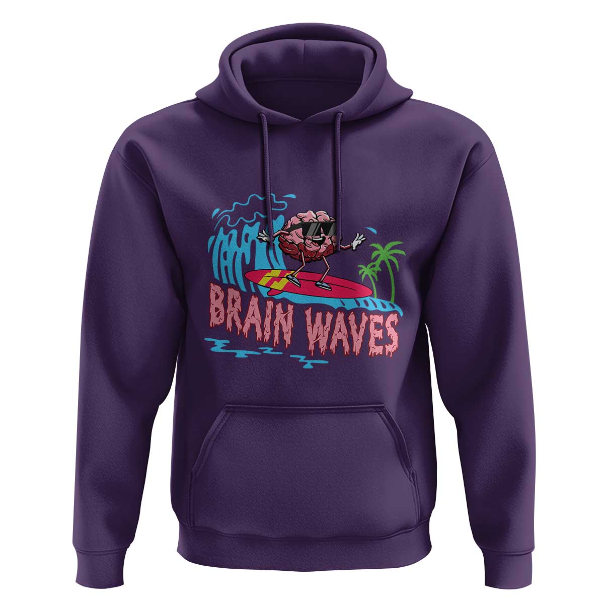 Funny Brain Waves Neuroscience Hoodie