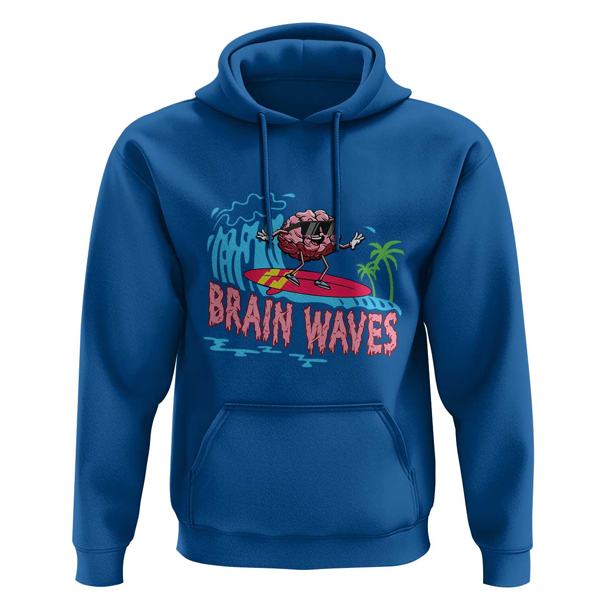 Funny Brain Waves Neuroscience Hoodie