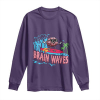 Funny Brain Waves Neuroscience Long Sleeve Shirt