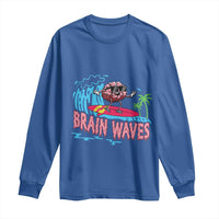 Funny Brain Waves Neuroscience Long Sleeve Shirt