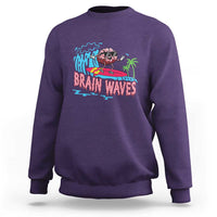 Funny Brain Waves Neuroscience Sweatshirt