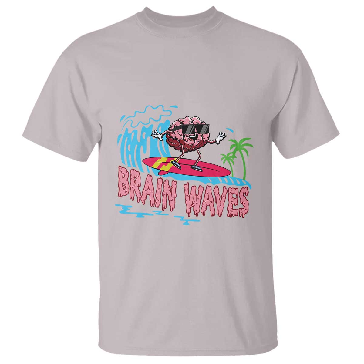 Funny Brain Waves Neuroscience T Shirt