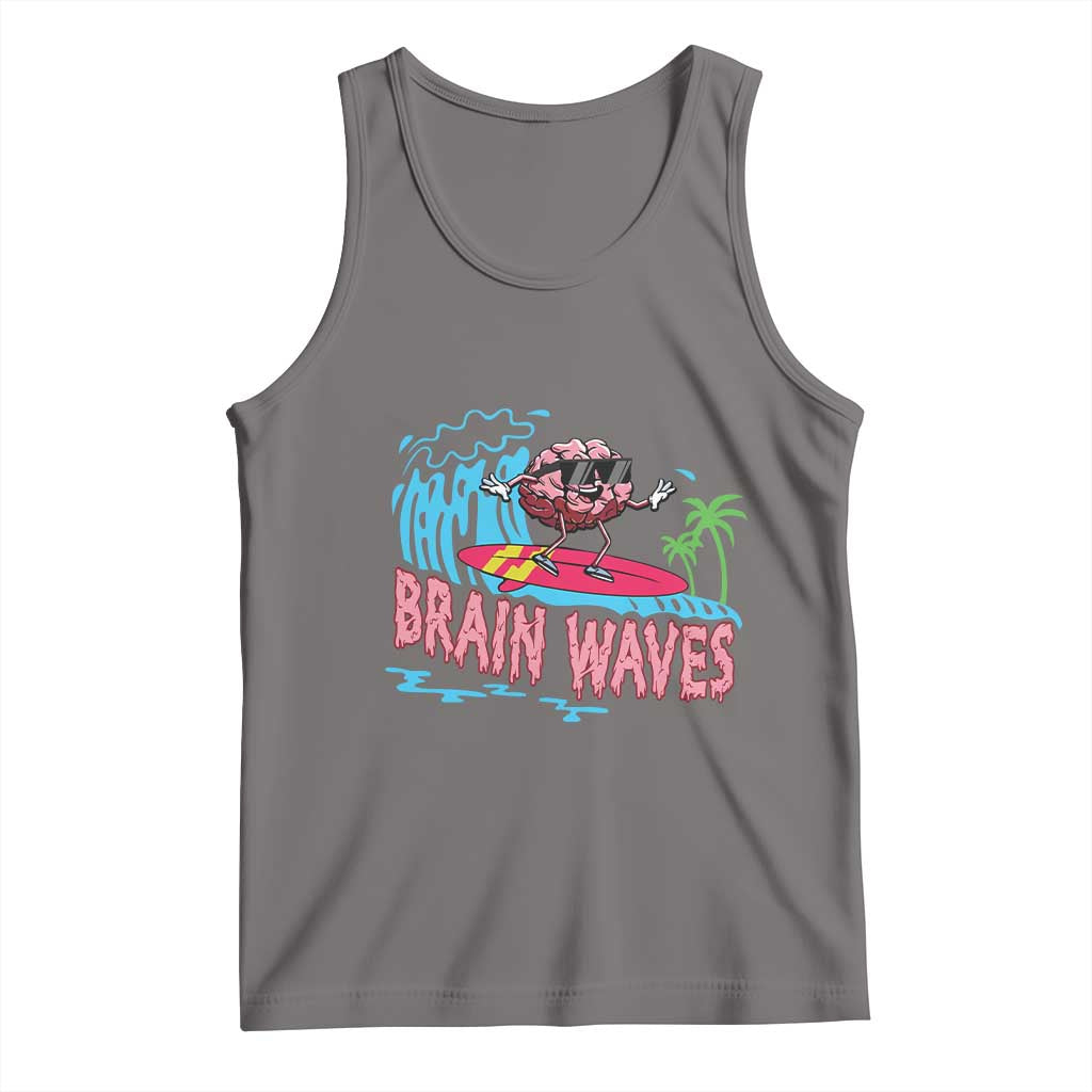 Funny Brain Waves Neuroscience Tank Top