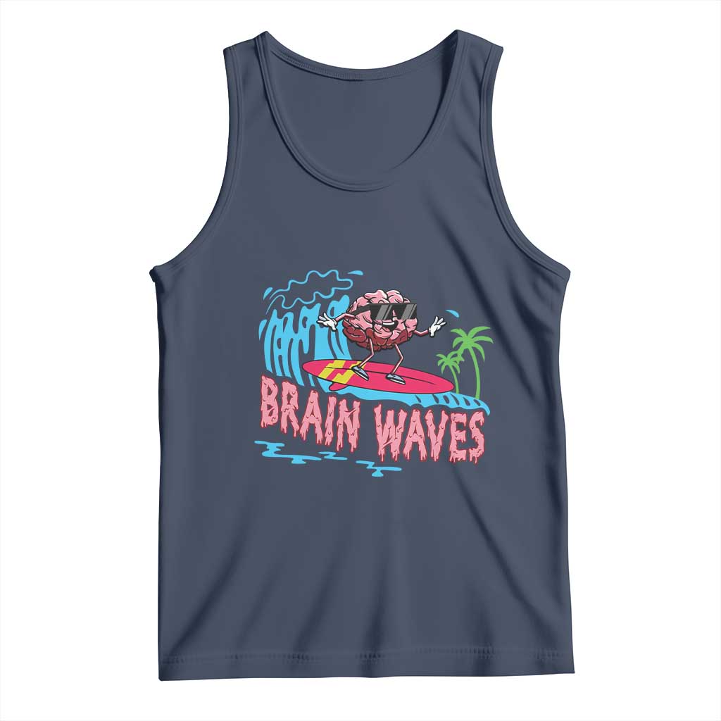 Funny Brain Waves Neuroscience Tank Top