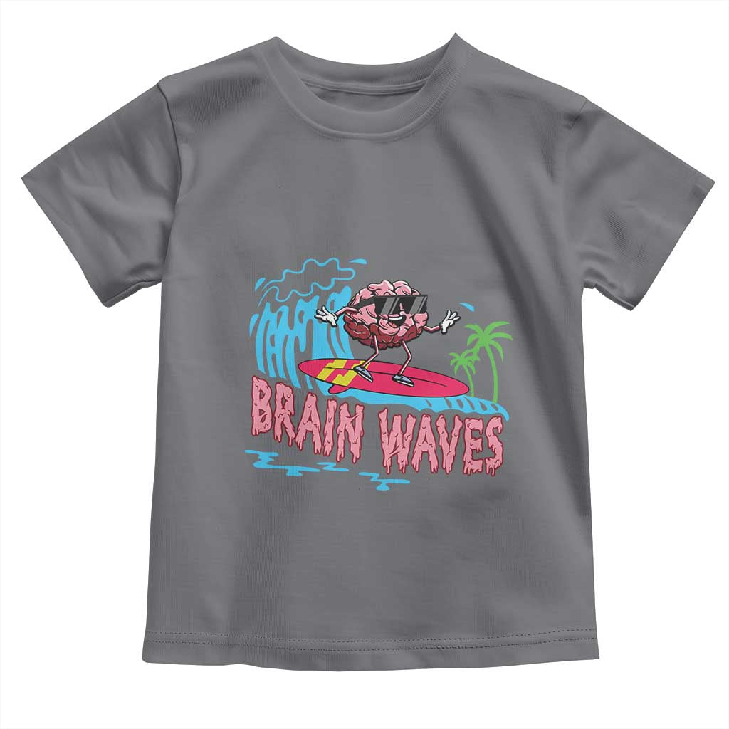 Funny Brain Waves Neuroscience Toddler T Shirt