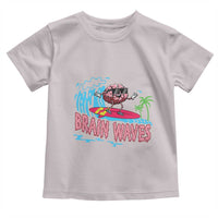 Funny Brain Waves Neuroscience Toddler T Shirt