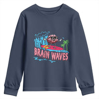 Funny Brain Waves Neuroscience Youth Sweatshirt