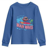 Funny Brain Waves Neuroscience Youth Sweatshirt