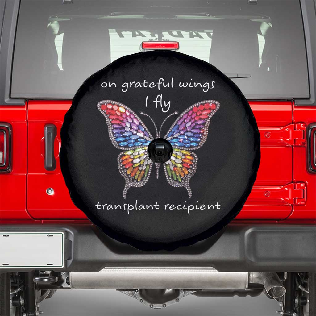 Transplant Recipient Spare Tire Cover On Grateful Wings I Fly