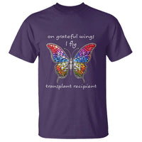 Transplant Recipient T Shirt On Grateful Wings I Fly