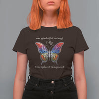 Transplant Recipient T Shirt For Women On Grateful Wings I Fly