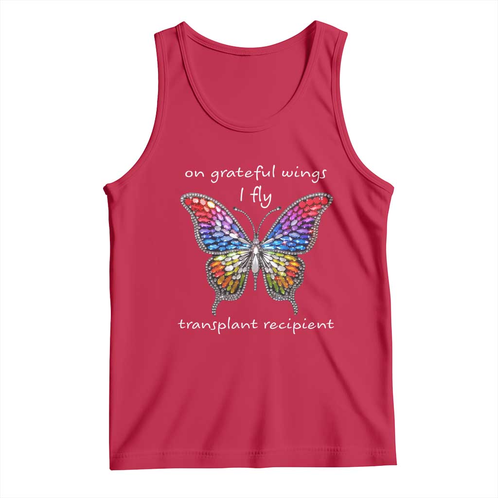 Transplant Recipient Tank Top On Grateful Wings I Fly
